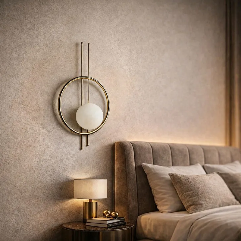Monique Halo Iron Wall Lamp media 3