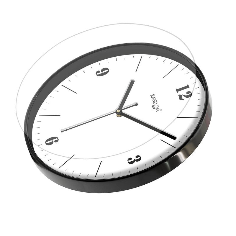 Puretick Premium Silent Sweep Wall Clock - Black media 5