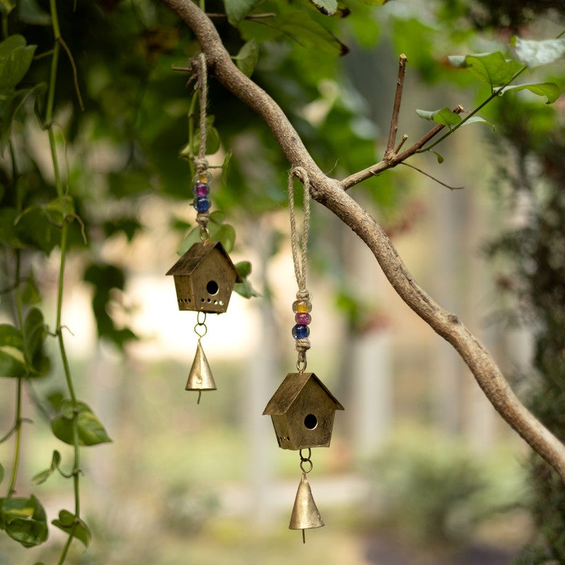 Cosmic Home Metal Windchimes - Set Of Two media 3