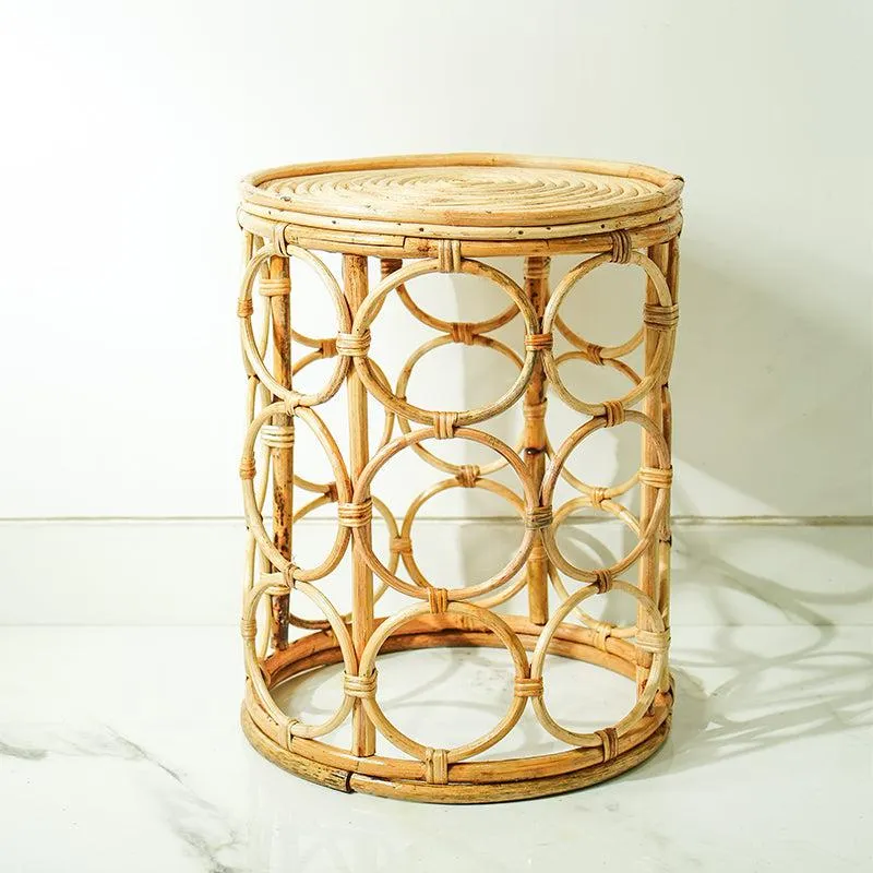 Ini Rattan Accent Table media 3
