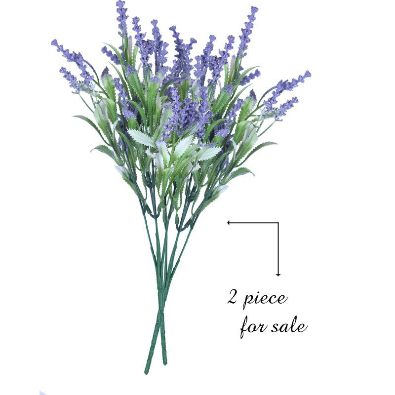 Eterna Long (Lasting Plastic Artificial Faux Flowers) - Set Of Two media 4