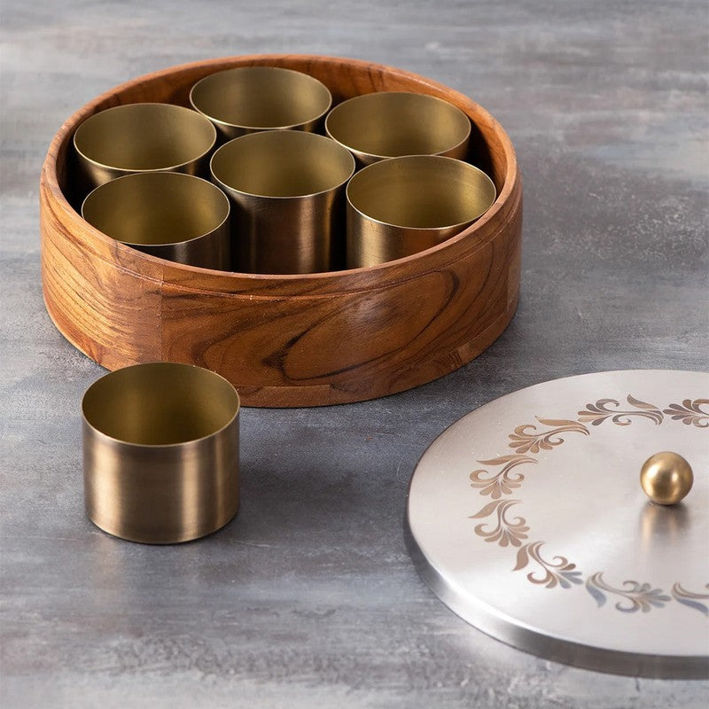 Teaky Masala Box - Brown & Silver media 3