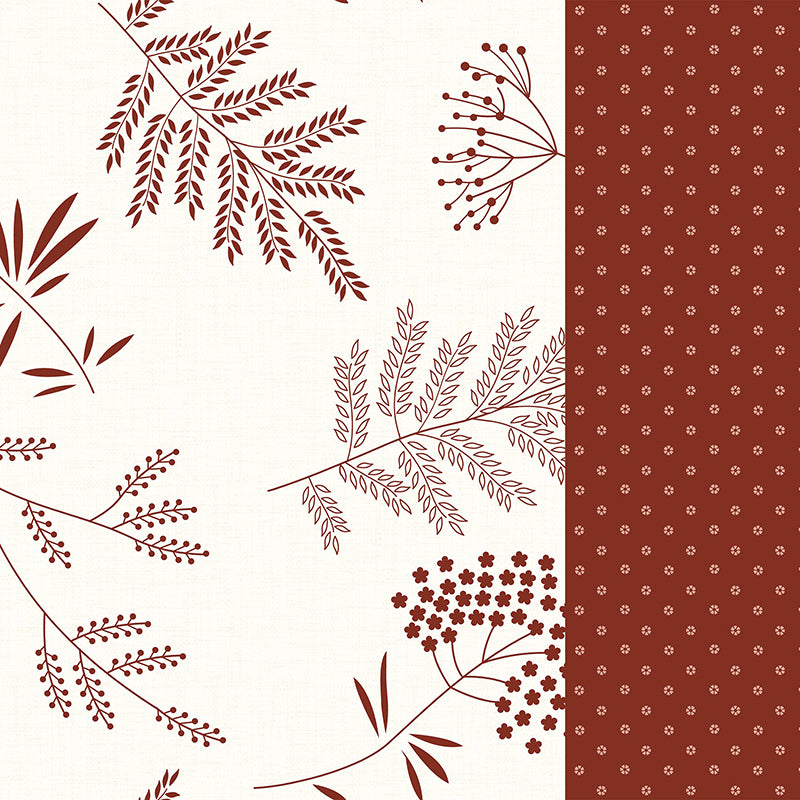Faded Ferns Floral Microfiber Bedsheet - 150 GSM media 3