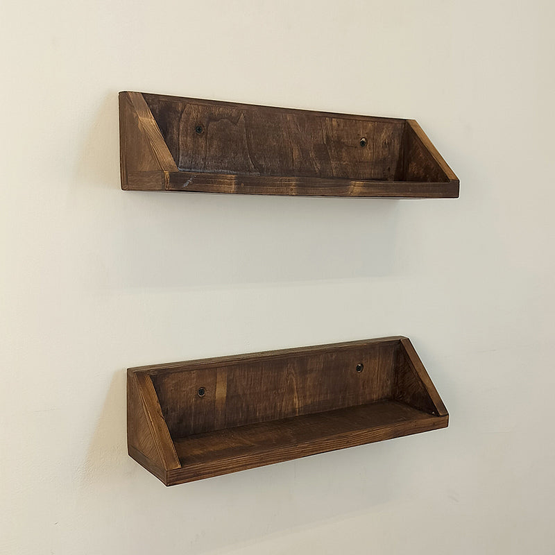 Modu set of 2 Wooden Wall Shelf Organiser media 5
