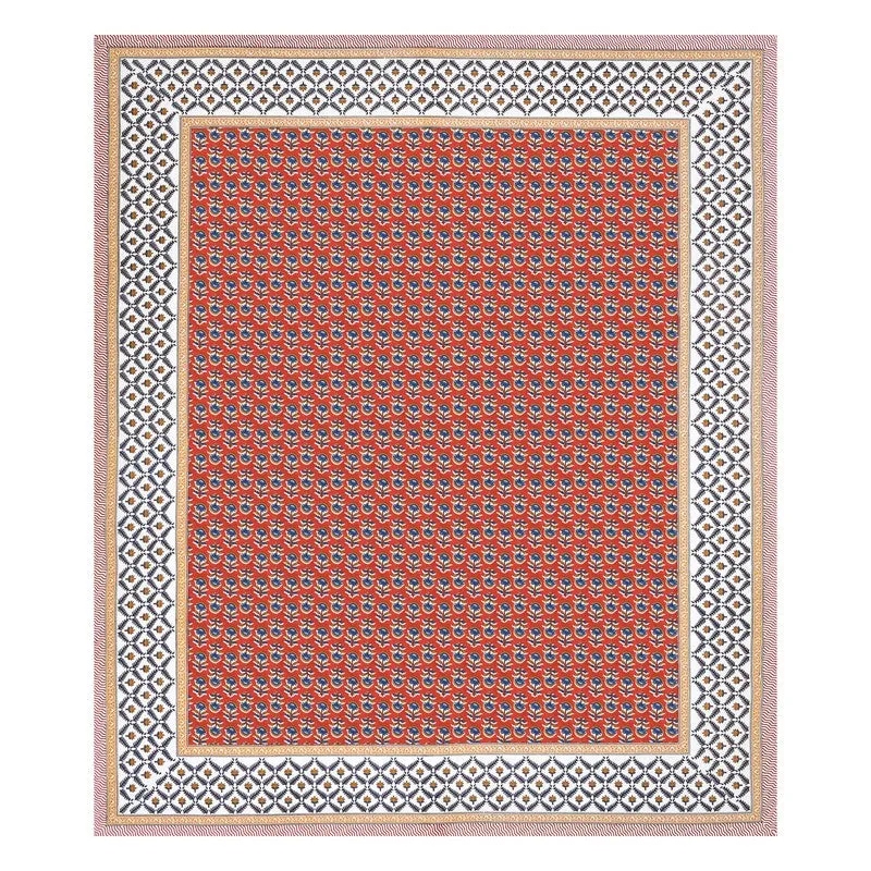 ImperialComfort Cotton Bedsheet (Red) - 144 TC media 4