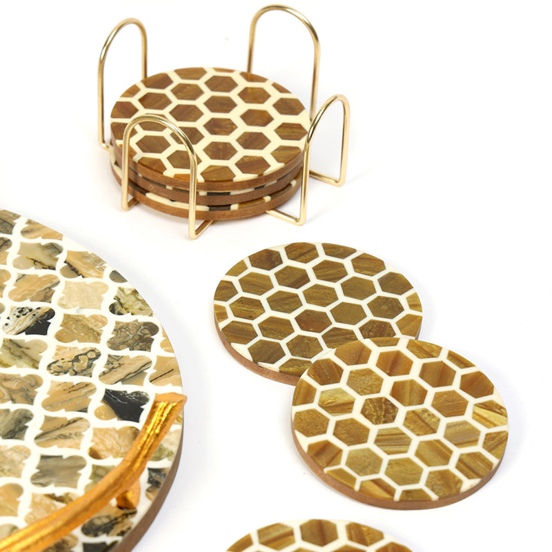 Etrusca Platter With Coaster - Eight Piece Set media 5