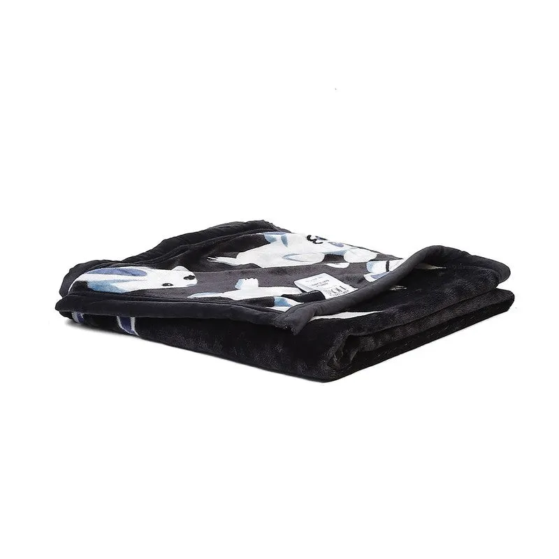 Monte Carlo Puppy Parade Blanket (Black)- 600 GSM media 4