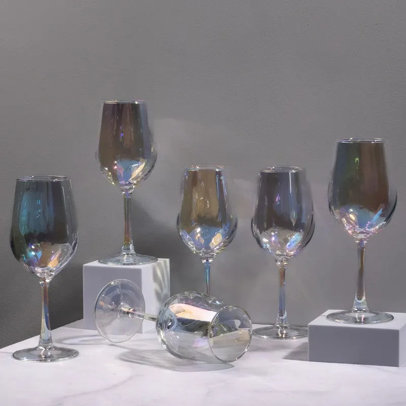 Nero Glass Wine & Champagne Glasses (310 mL Each) - Set Of Six media 4