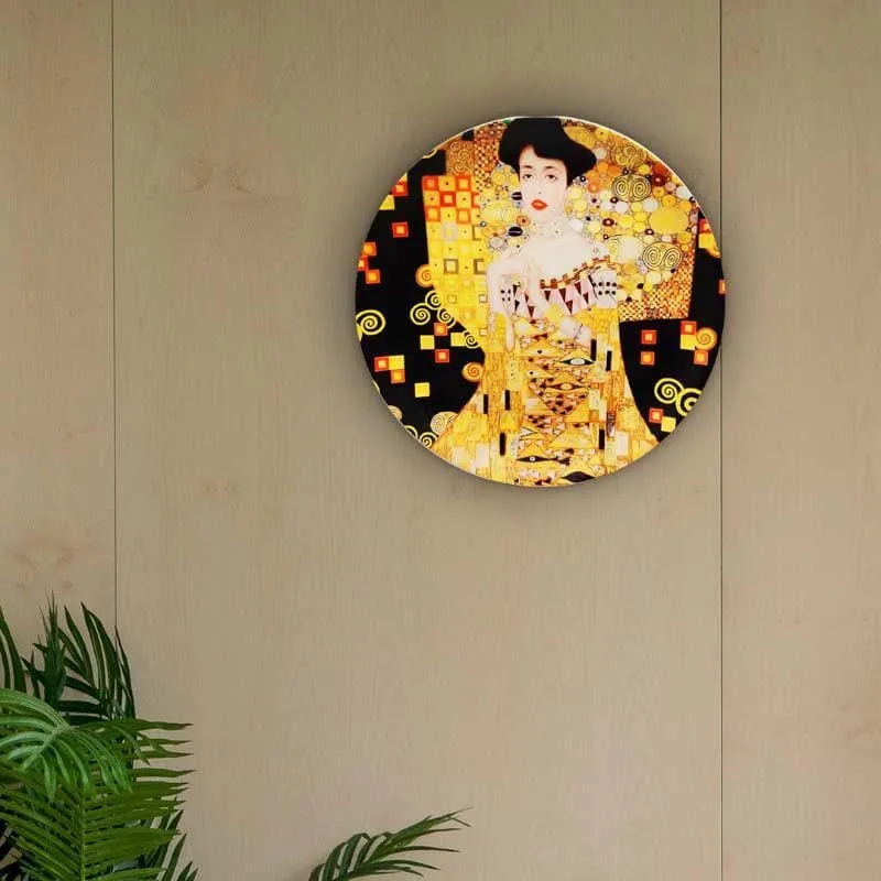The Golden Era by Klimt Decorative Plate media 1