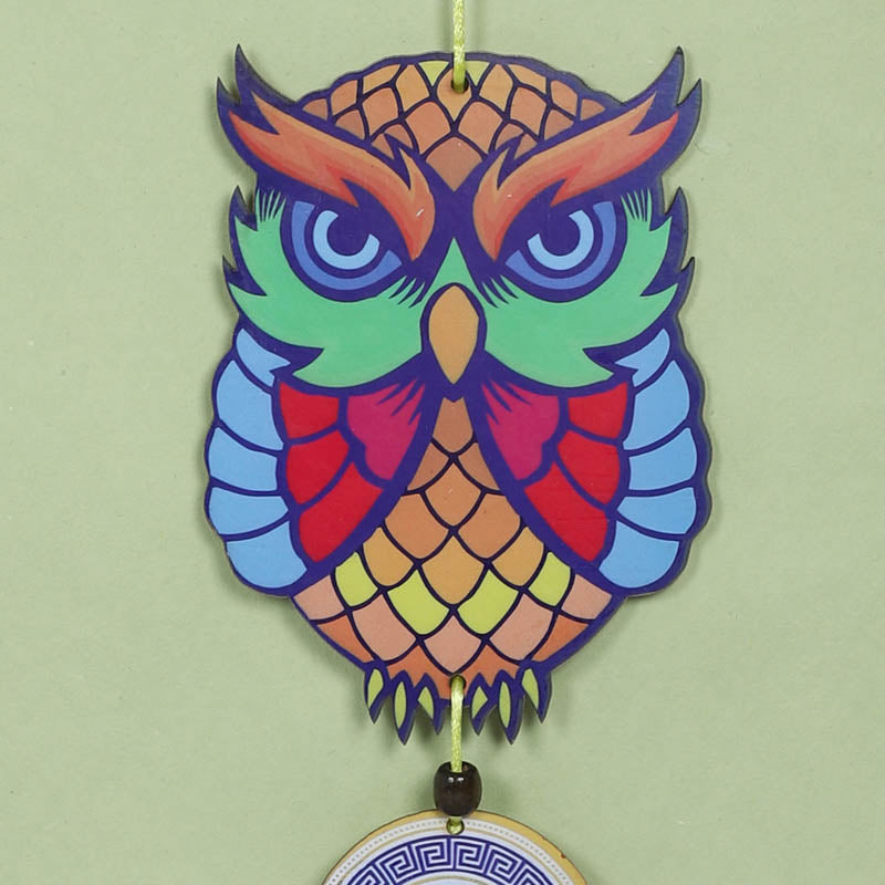 Color Burst Hoot MDF Wall Hanging media 3