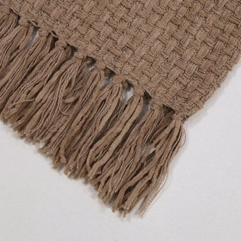 Cozy Loom Throw - Coffee media 5