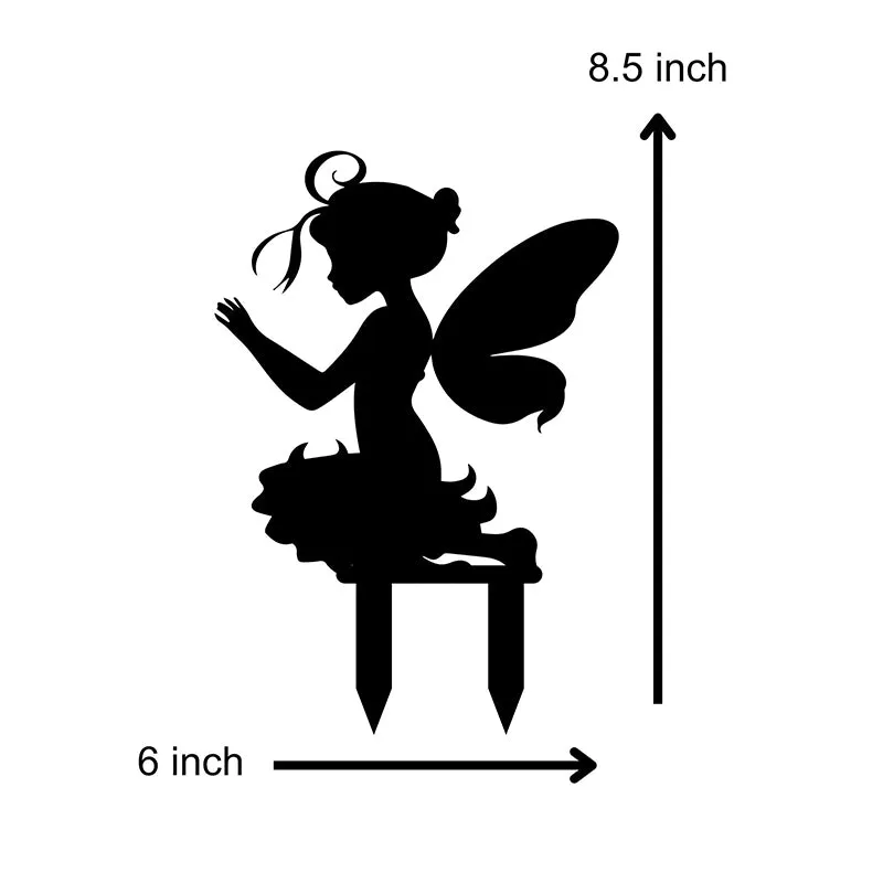 Fairy Dwell Garden Stake - Set Of Four media 6