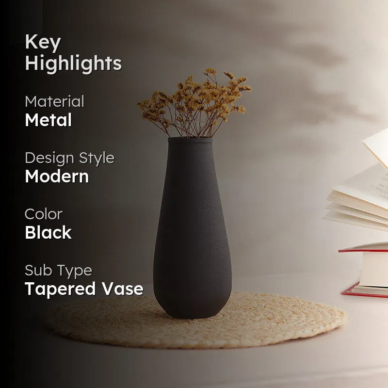 Nature Nelsa Vase - Black media 2