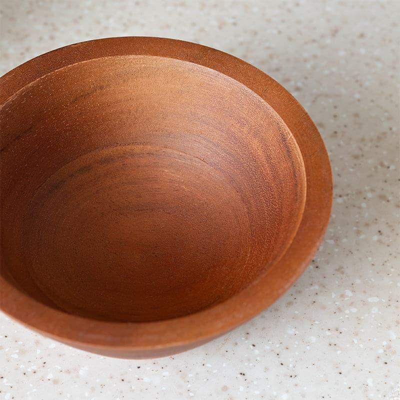 Evna Wooden Serving Bowl media 4