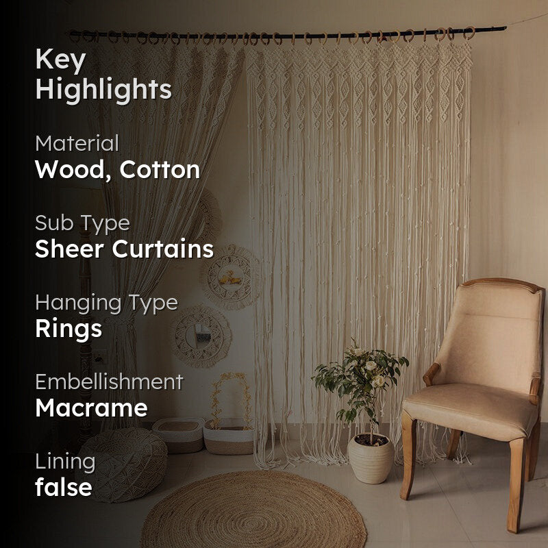 Anahita Macrame Curtain media 2