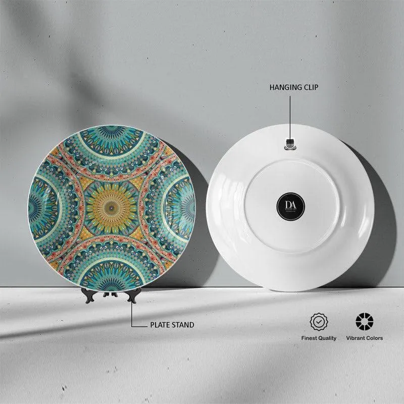 Abstract Mandala Charm Wall Plate media 6