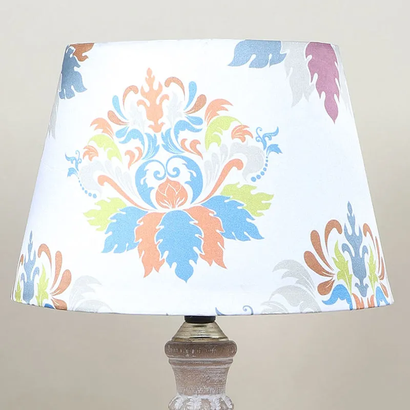 Nordlys Sif Printed Mango Wood Table Lamp - Multicolor media 3