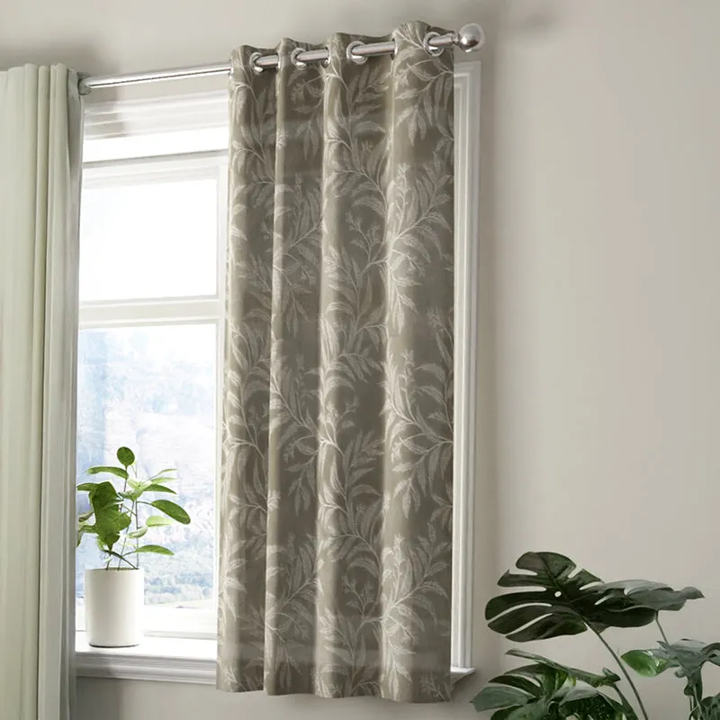 Sylvia Jacquard Blackout Curtain media 1