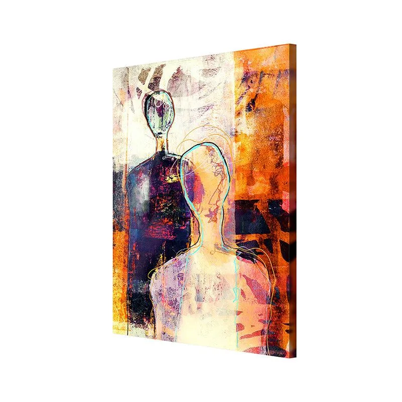 The Duality Of Spirit Abstract Wall Painting media 4
