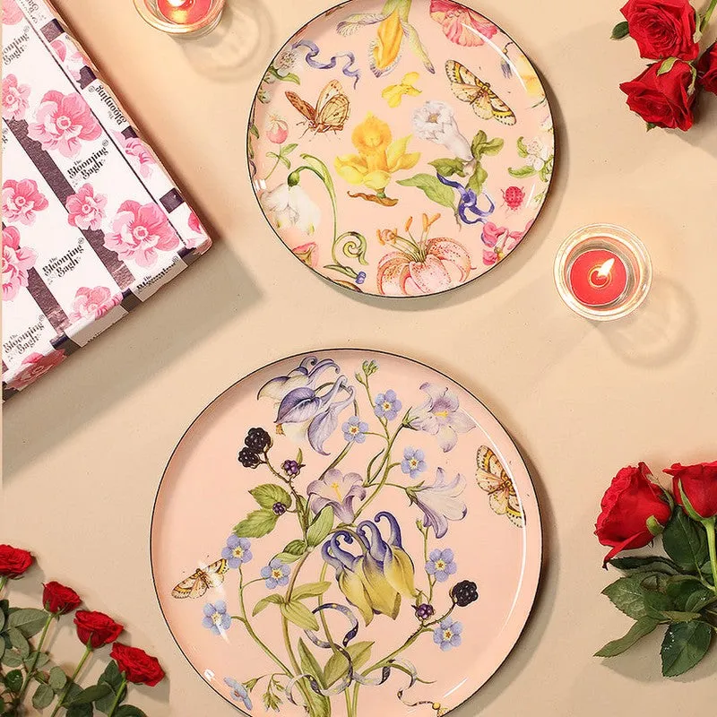 Fleurina Metal Wall Plates - Set Of Two media 1