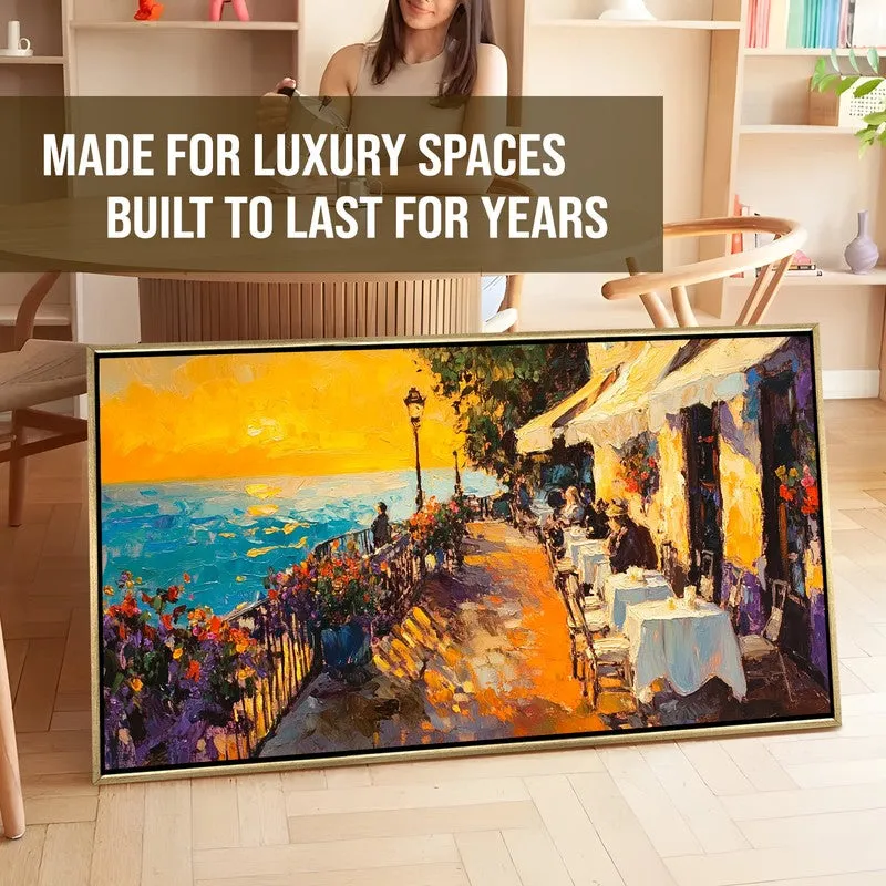 Breezy Veranda Canvas Wall Painting With Frame media 7