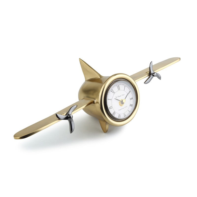 Fly Time Table Clock - Gold media 5