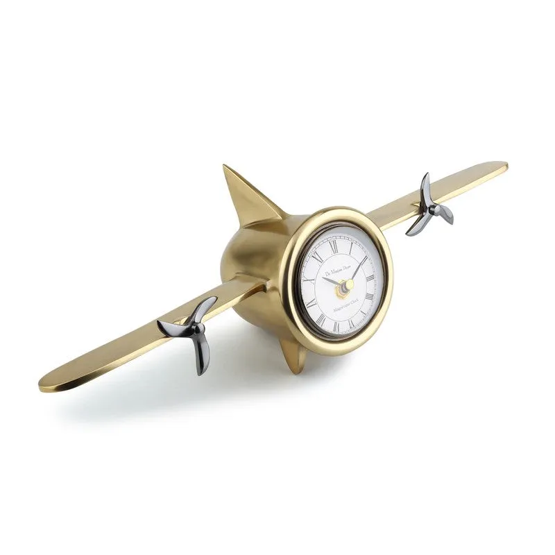 Fly Time Table Clock - Gold media 5