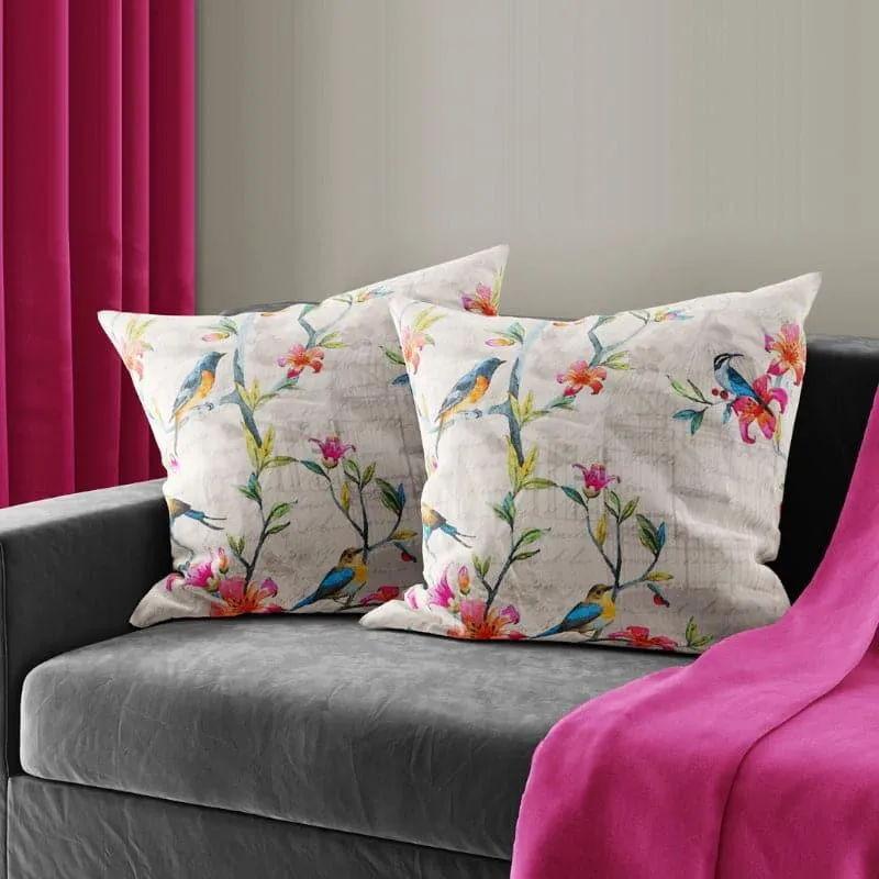 Misty Flutter Cushion Cover - Set Of Two media 1