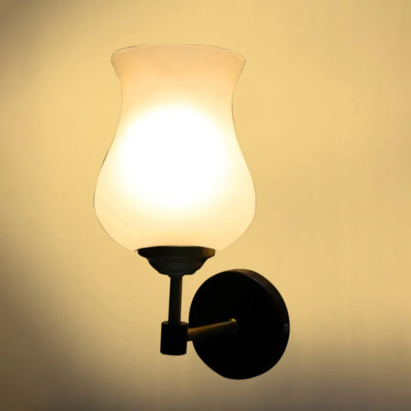 Argent Glass & Steel Wall Lamp - Black media 5