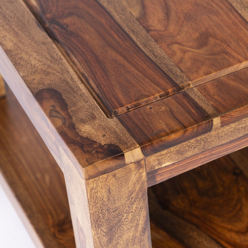 Frixon Sheesham Wooden Center Table - Dark Brown media 5