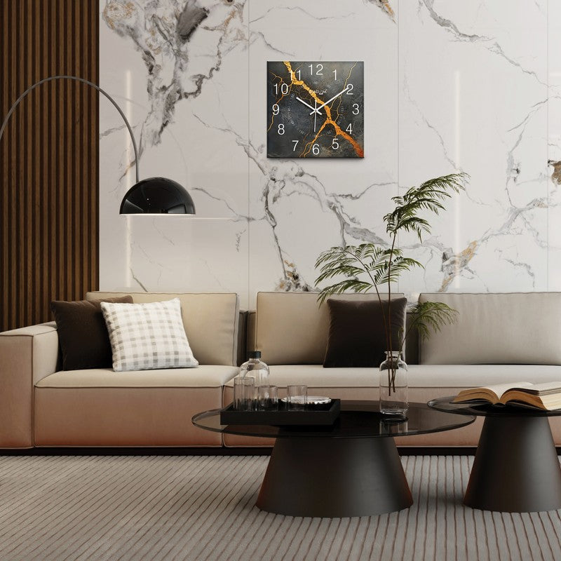 Qyrex Analog Wall Clock - Grey media 4