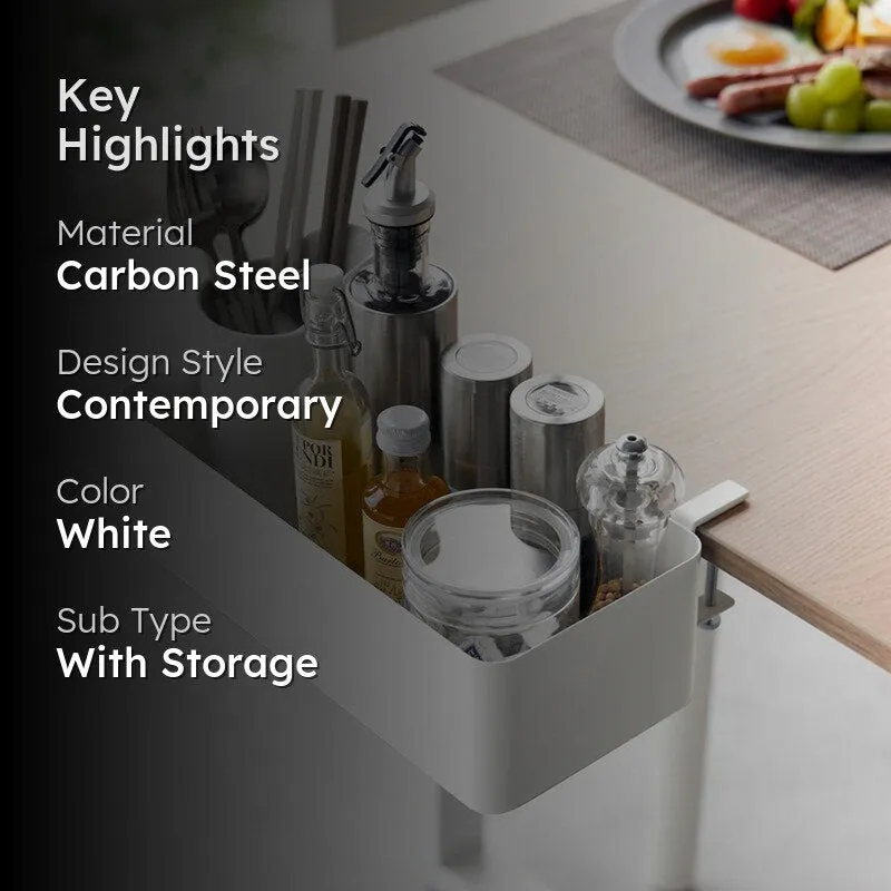 Desk Dock Carbon Steel Rack - White media 2
