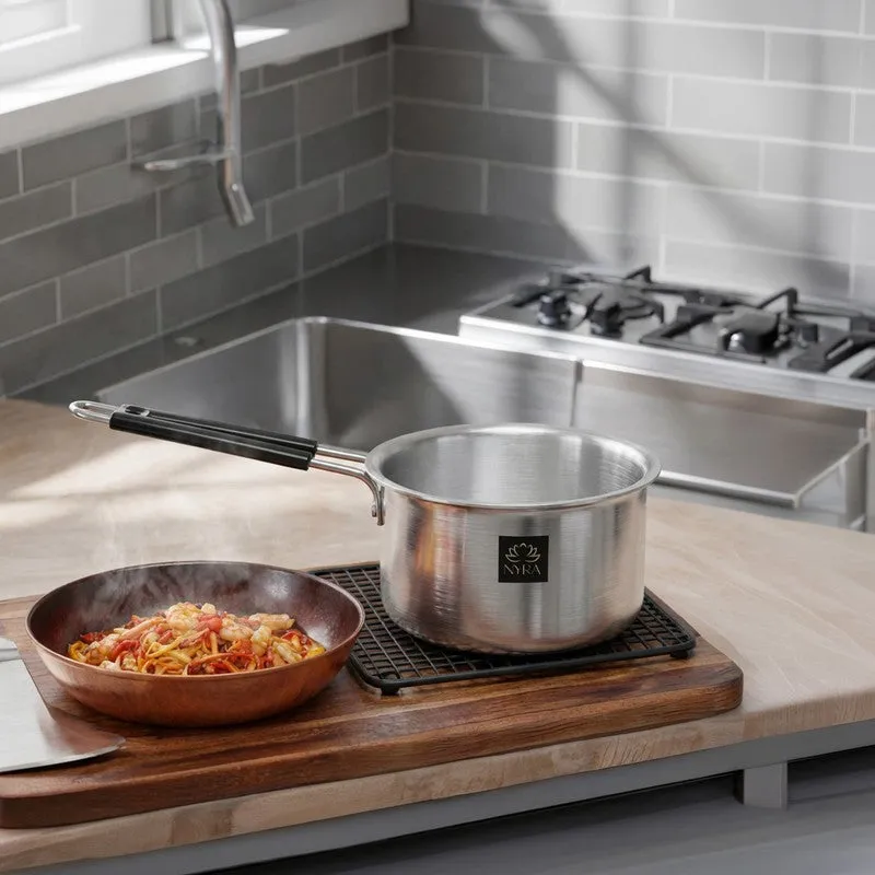 Dipora Aluminum Sauce Pan - 2450 ML media 1