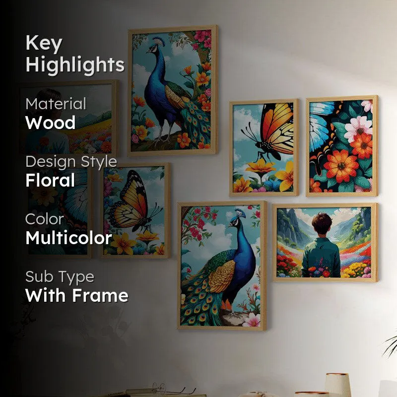 Outburst Of Nature Wall Art - Set Of Eight media 2