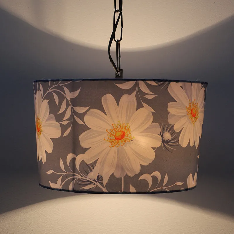 Daisy Blooms Printed Iron Ceiling Lamp media 1