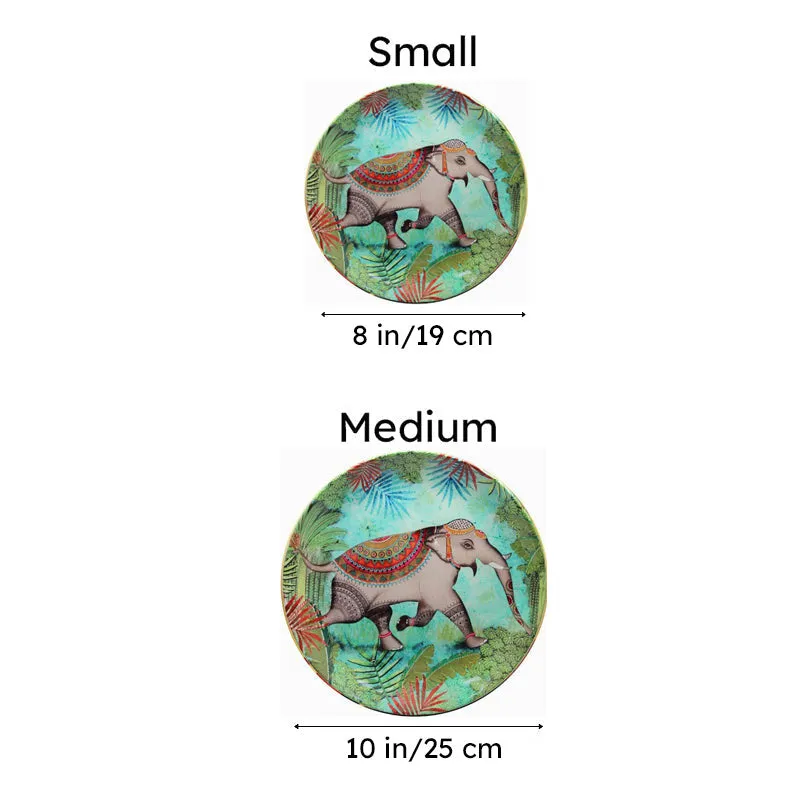 Lankan Elephant Inspired Decorative Plate media 6