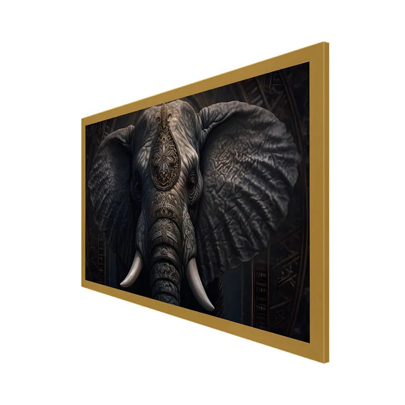 Gaja Gambir Wall Painting With Frame media 6