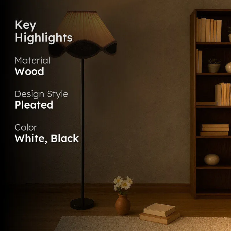 Valencia Rodin Floor Lamp - White, Black media 2