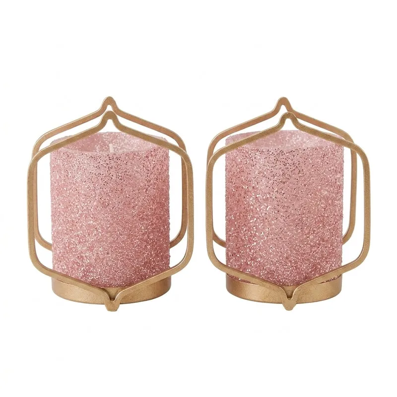 Suzette Double Votive - Baby Pink media 5