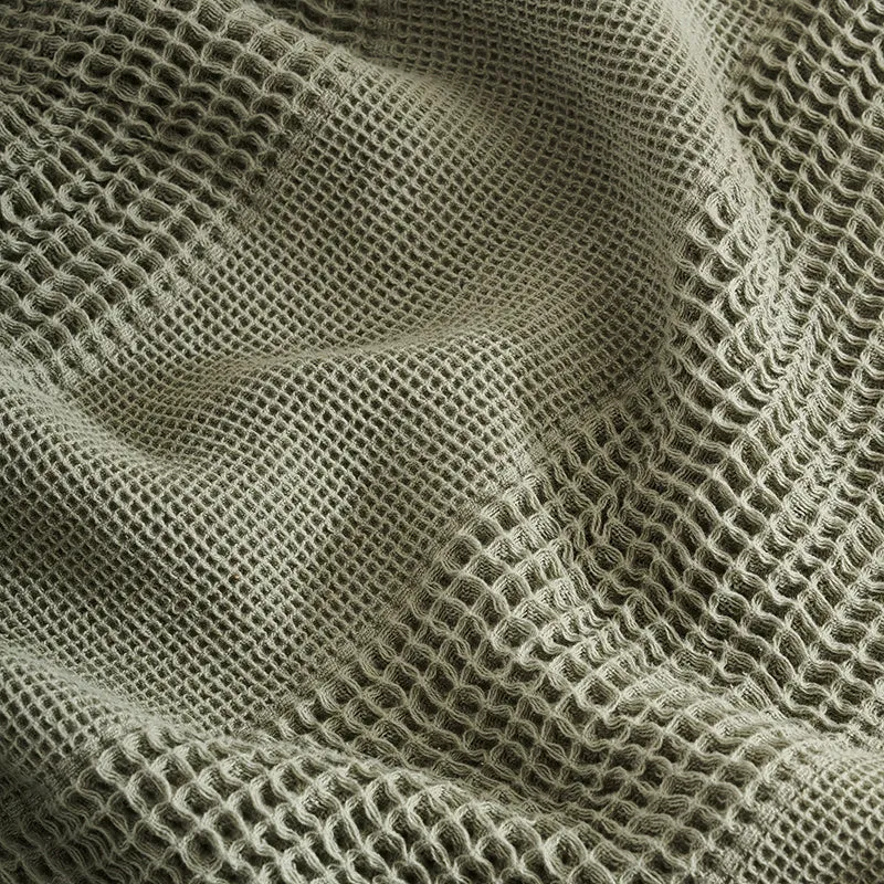 Cozyra Cotton Throw - Sage Green media 5