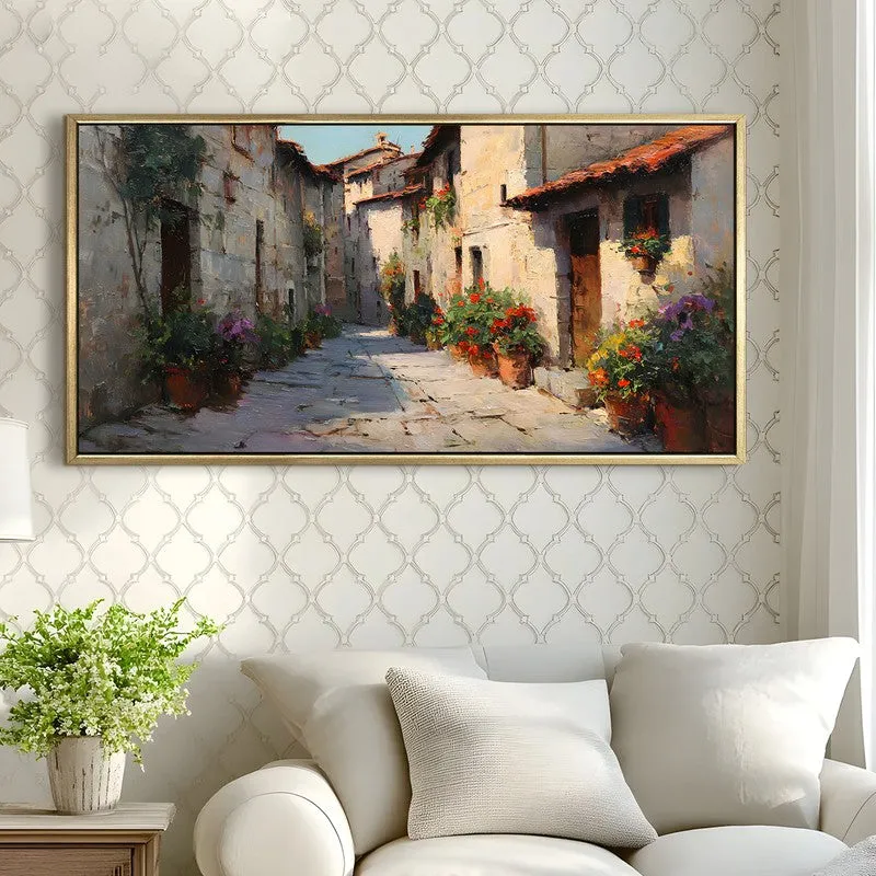 Literary Luster Canvas Wall Painting With Frame media 4