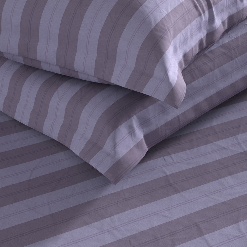 Nautica Horizon Cotton Bedsheet (Purple) - 160 TC media 5