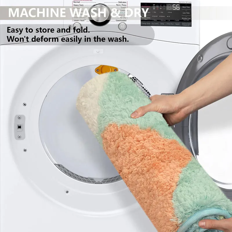 Fuzzy Diamonds Microfiber Bath Mat media 5
