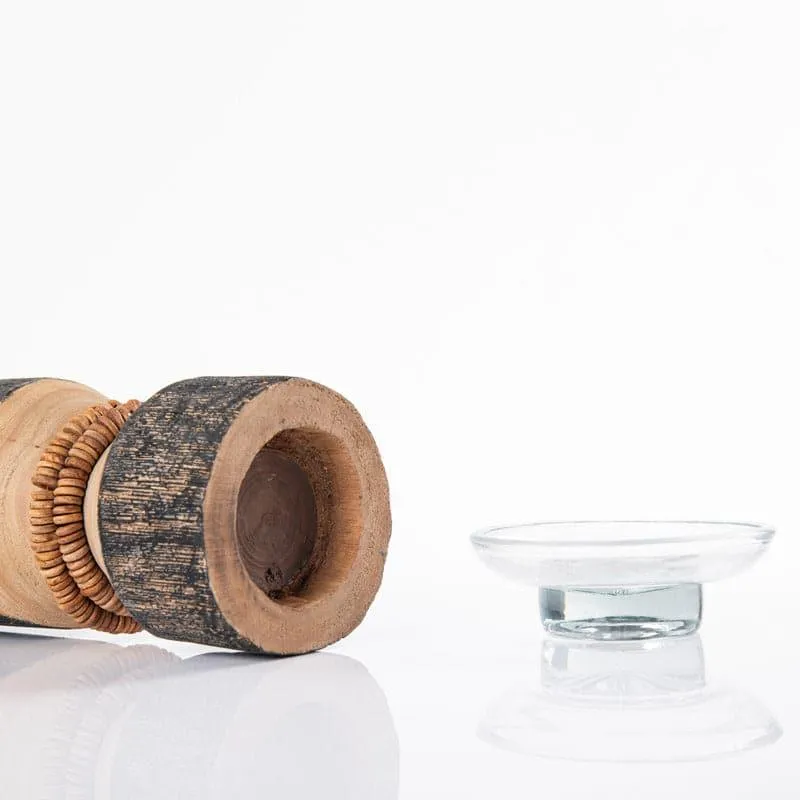Vegona Wood Candle Holder - Brown media 5
