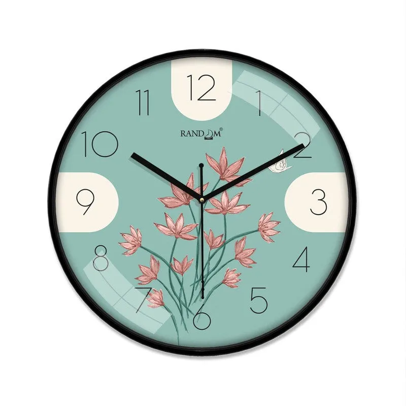 Blossom Round Analog Wall Clock - Multicolor media 3