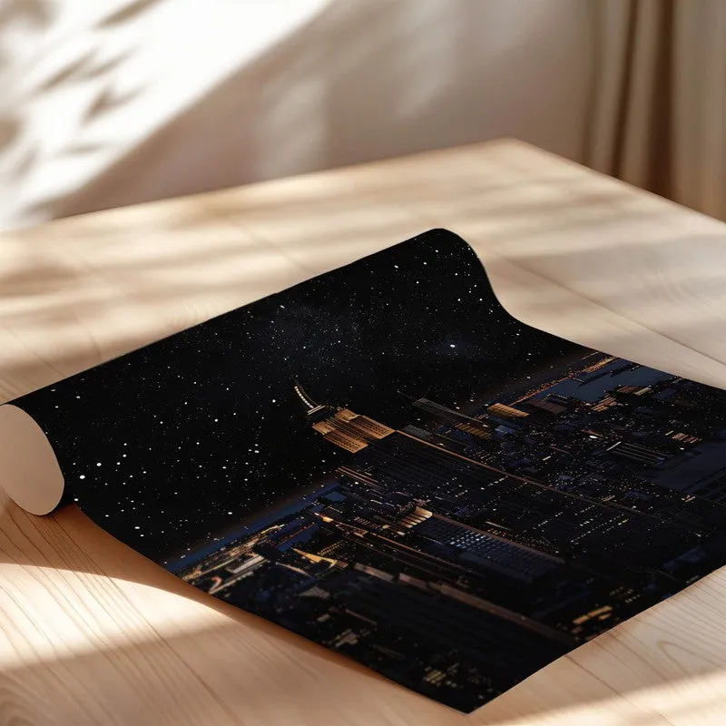 Midnight Skyline Wall Poster media 7