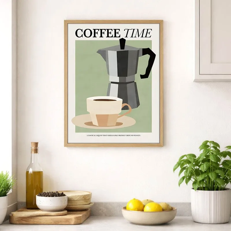 Coffee Bliss Archival Canvas Wall Art - Brown media 4