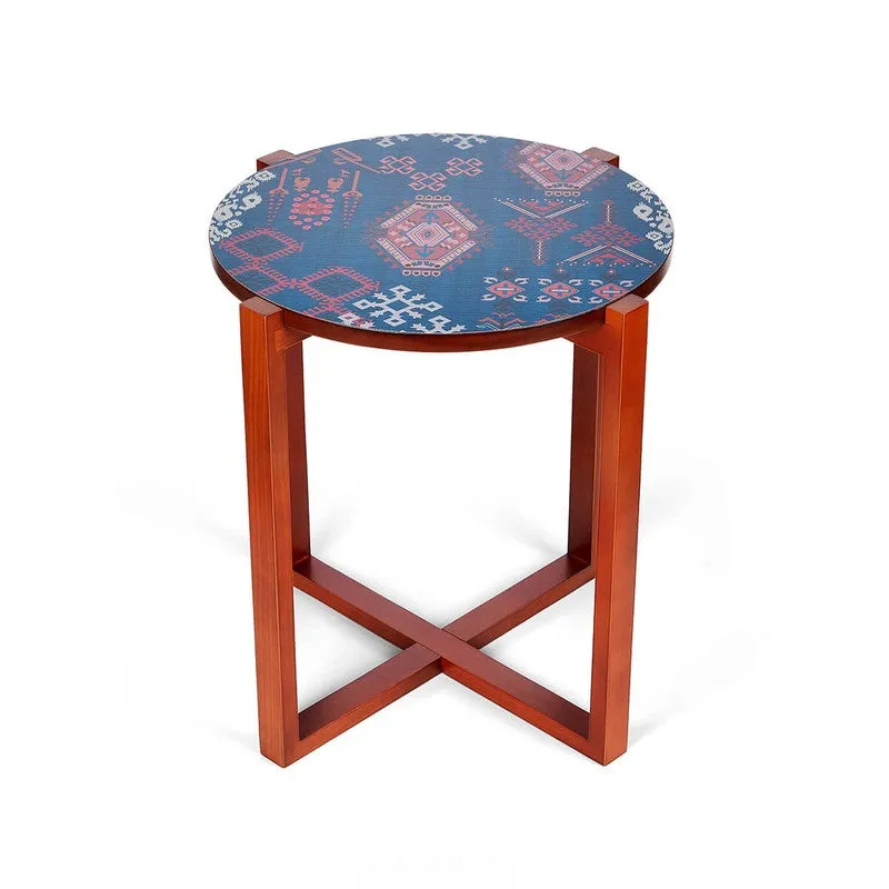 India Circus Wood Enchanting Round Side Table media 4