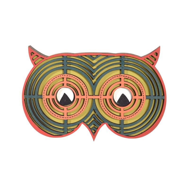 Goroda Hoot Wooden Wall Accent media 3