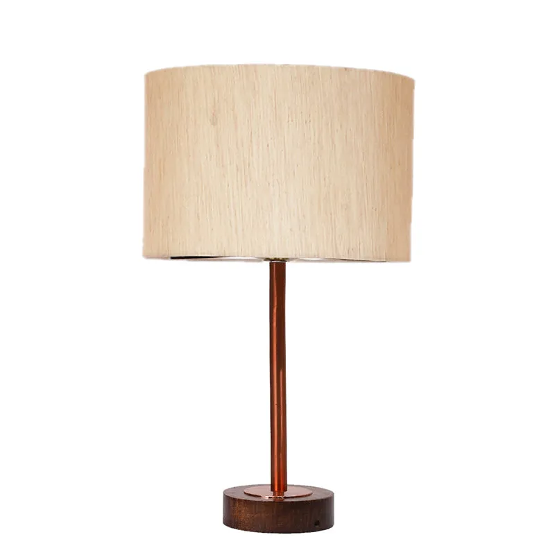 Cotin I Rodin Wooden Table Lamp - Beige,Copper,Brown media 4